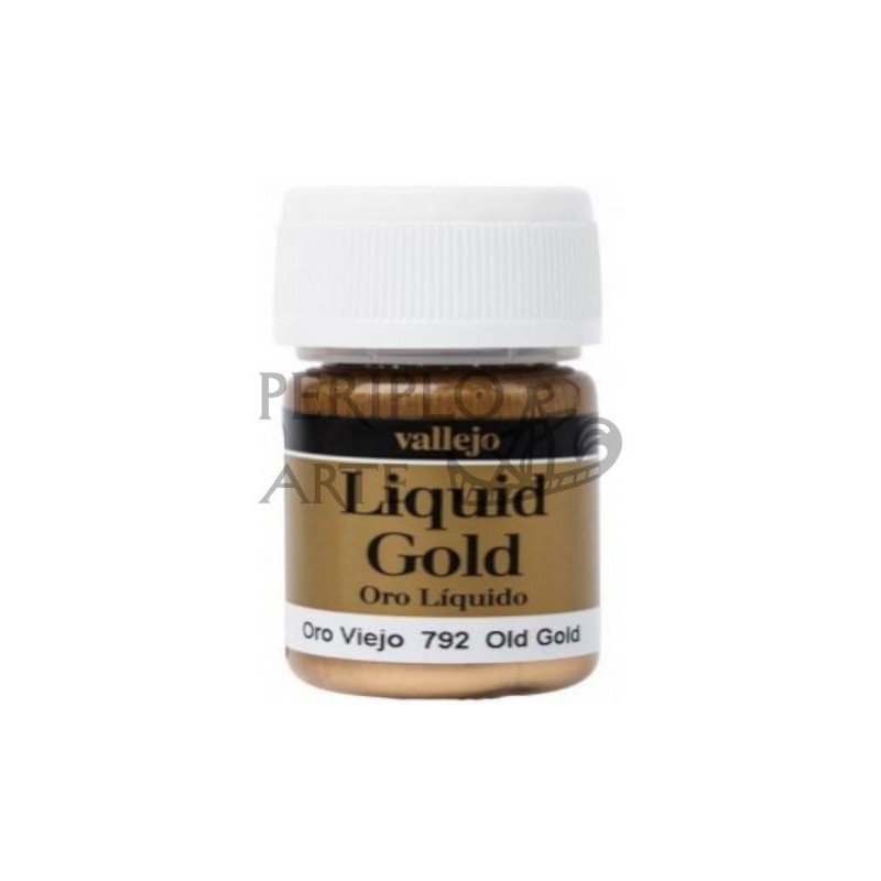 Pintura Liquid Gold oro viejo Vallejo 