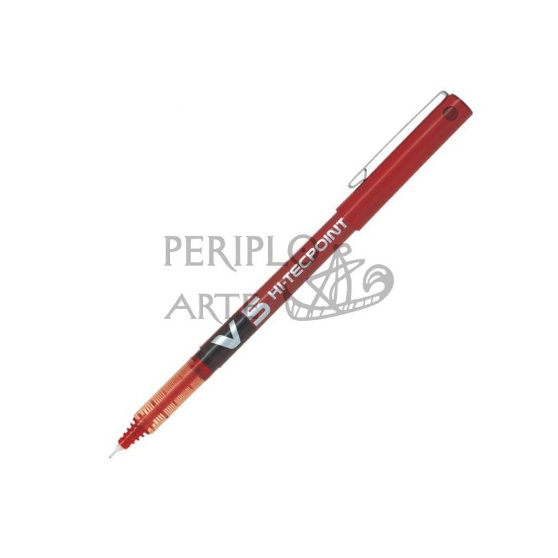 Bolígrafo Pilot V5 rojo