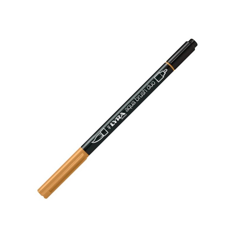 Lyra Acqua Brush Duo brown ochre 082