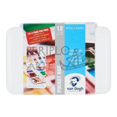 Estuche acuarelas Van Gogh pocket box 12 3