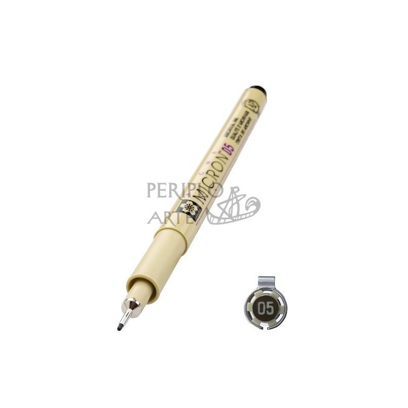 Rotulador calibrado Sakura Pigma Micron 05 negro