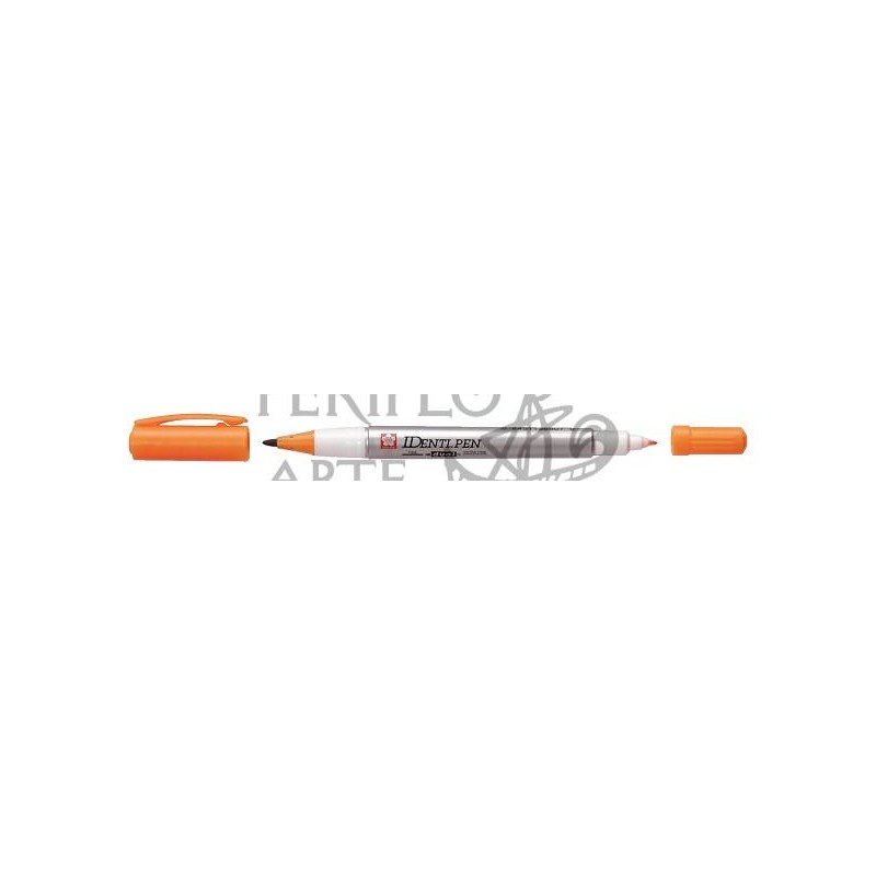 Rotulador permanente Identi Pen Sakura naranja