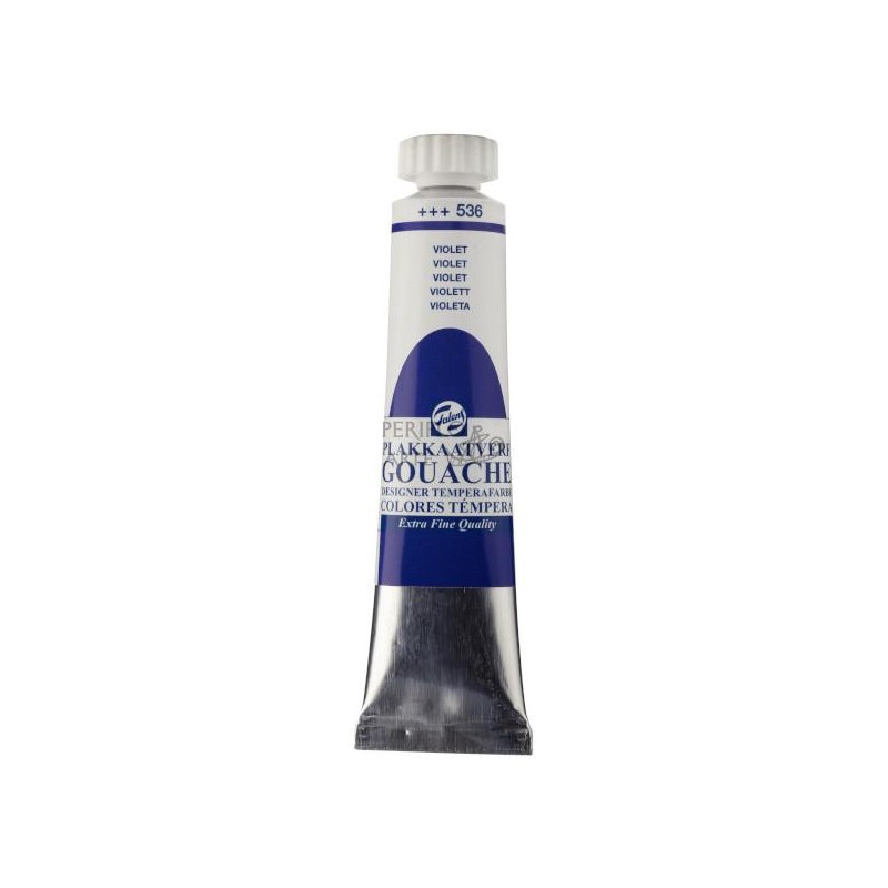 Gouache témpera Talens 20 ml violeta 536