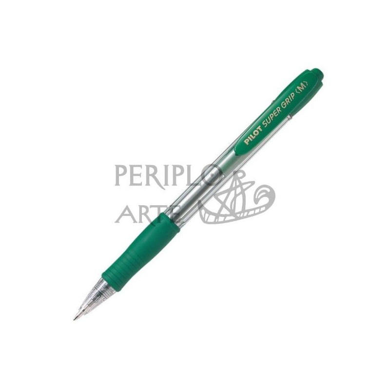 Bolígrafo Pilot Supergrip M verde