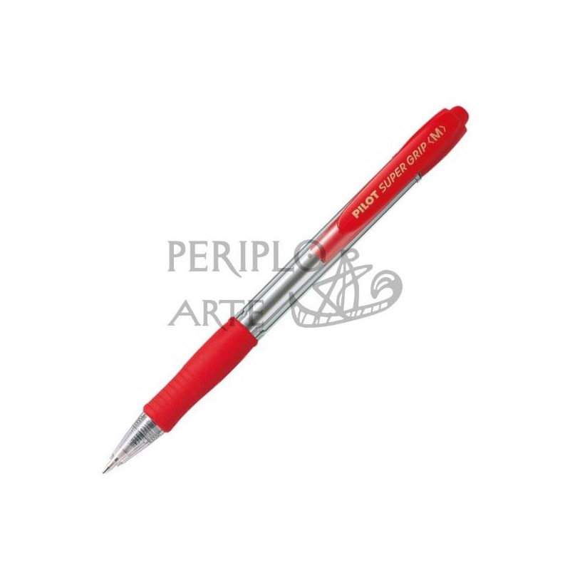 Bolígrafo Pilot Supergrip M rojo