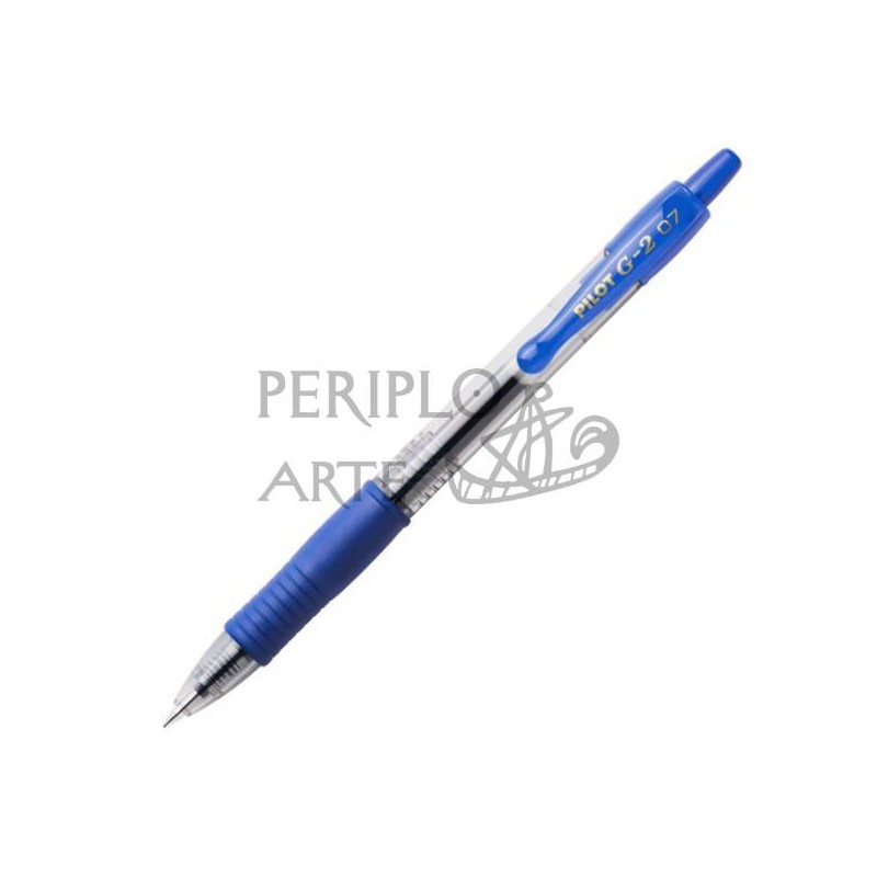 Bolígrafo Pilot G2 0 7 azul