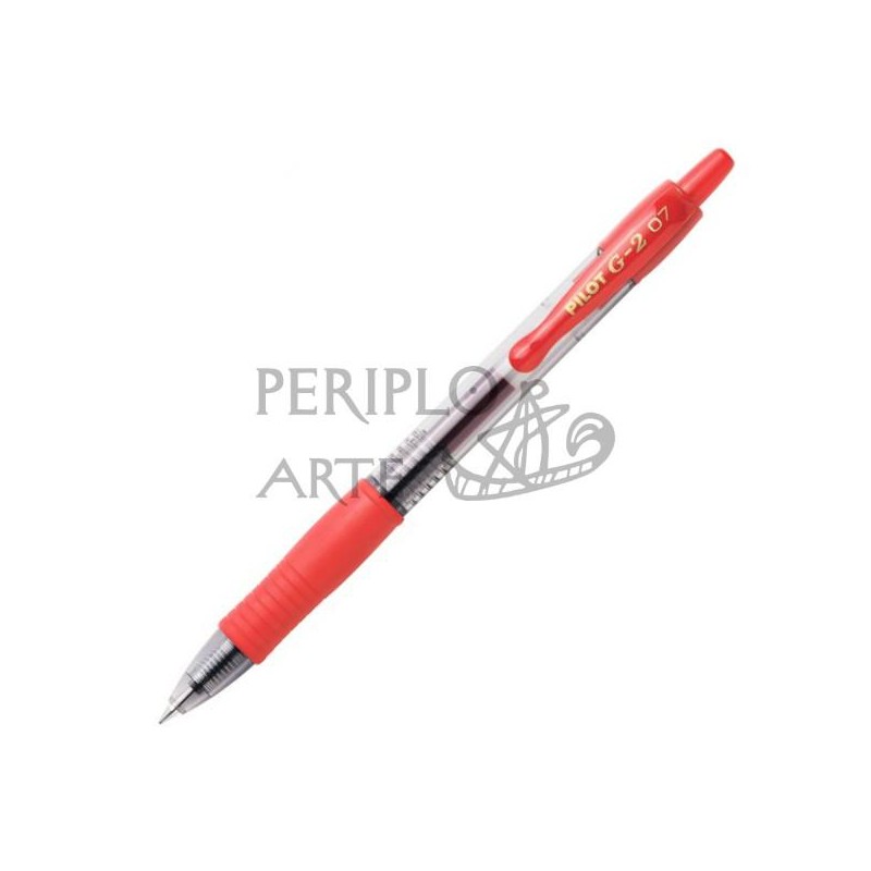 Bolígrafo Pilot G2 0 7 rojo