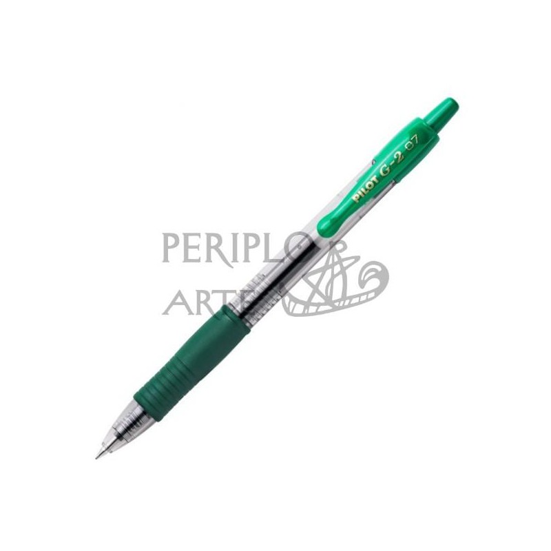 Bolígrafo Pilot G2 0 7 verde