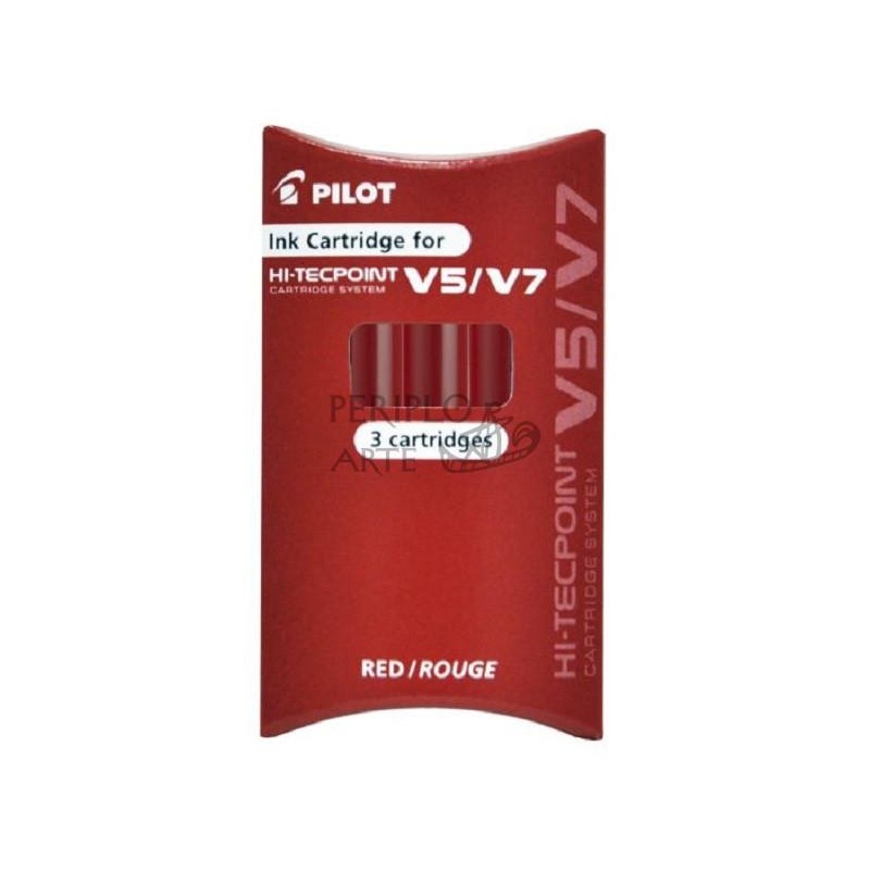 Recambio Pilot recargable Hi-Tecpoint V5/V7 rojo