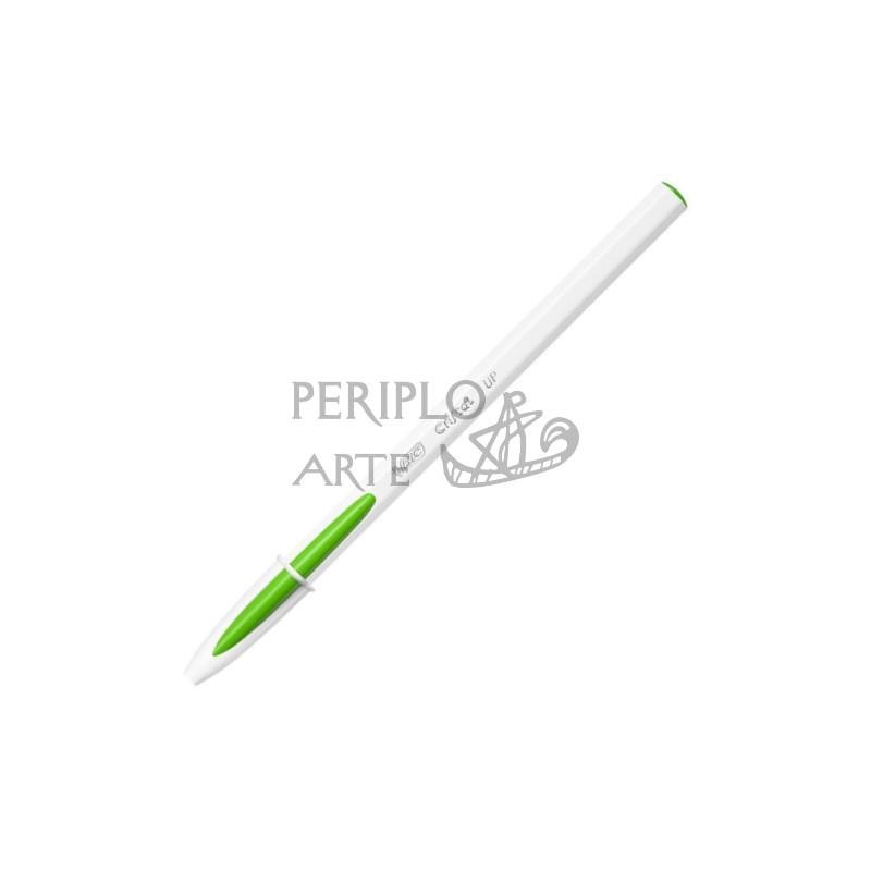 Bolígrafo BIC Cristal Up verde claro