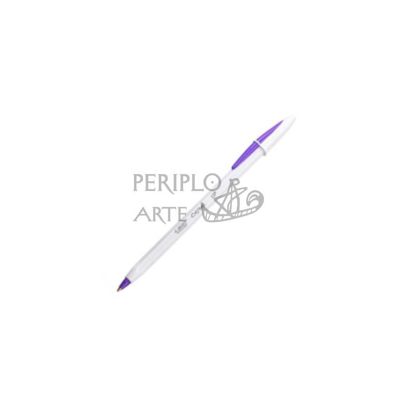 Bolígrafo BIC Cristal Up violeta