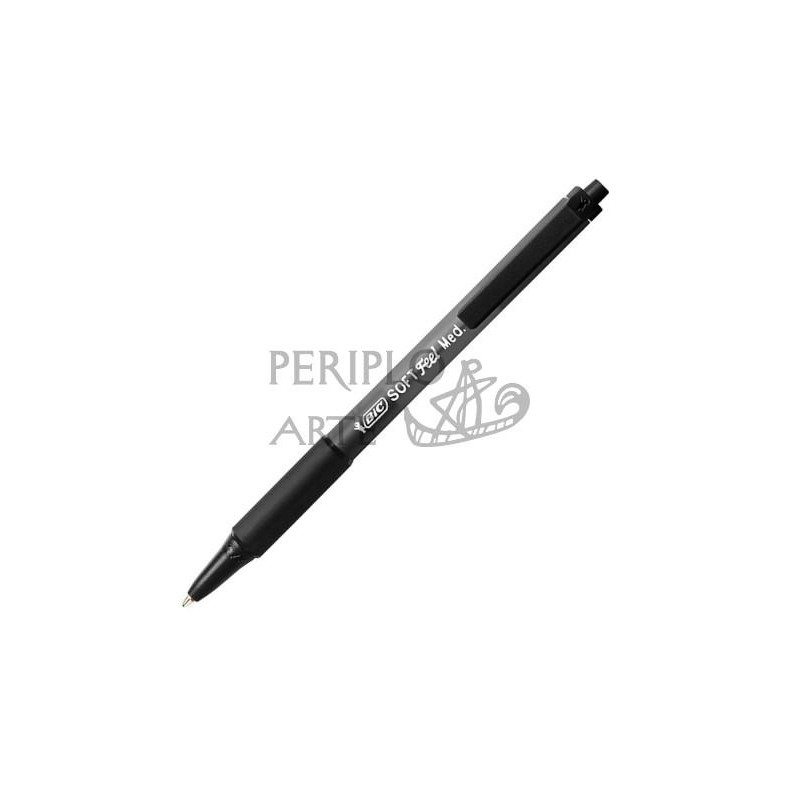 Bolígrafo BIC Soft Feel negro