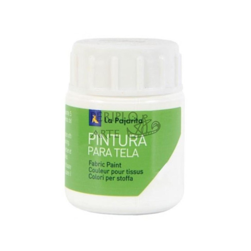 Pintura tela La Pajarita 25ml blanco T-1