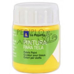 Pintura tela La Pajarita 25ml amarillo real T-12