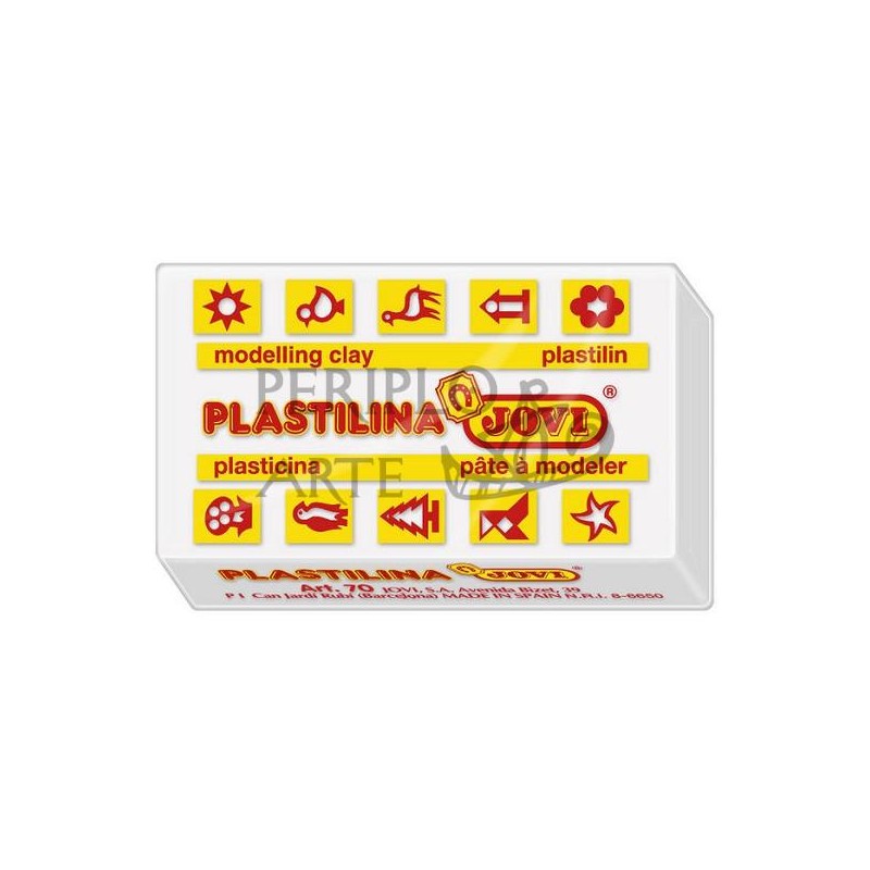 Plastilina Jovi 70 50g blanco