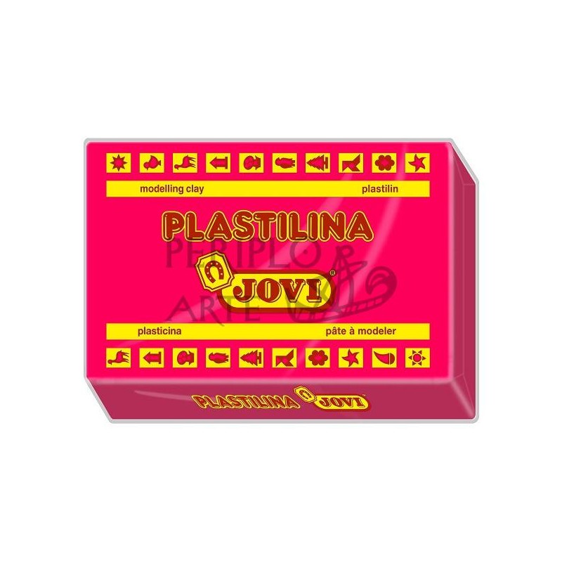 Plastilina Jovi 70 50g rubí