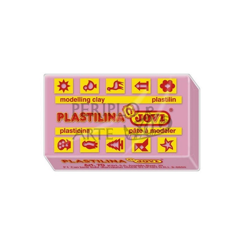 Plastilina Jovi 70 50g rosa