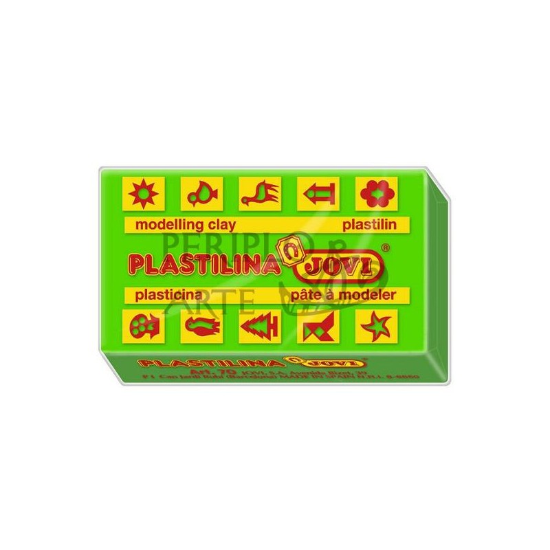 Plastilina Jovi 70 50g verde claro