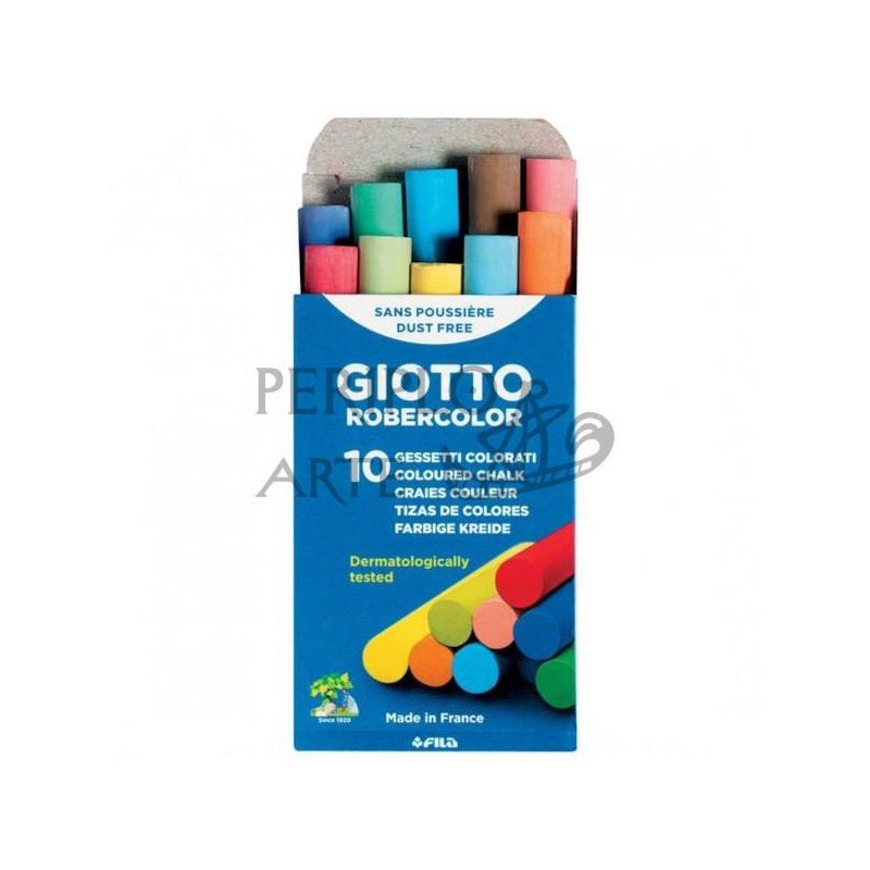 Caja 10 tizas color Giotto