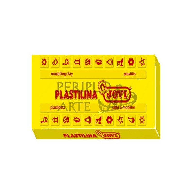 Plastilina Jovi 72 350g amarillo claro