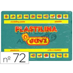 Plastilina Jovi 72 350g verde oscuro