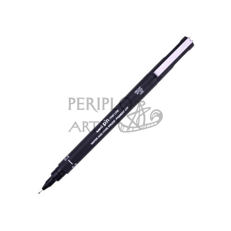 Rotulador calibrado Uni Pin negro 0 3