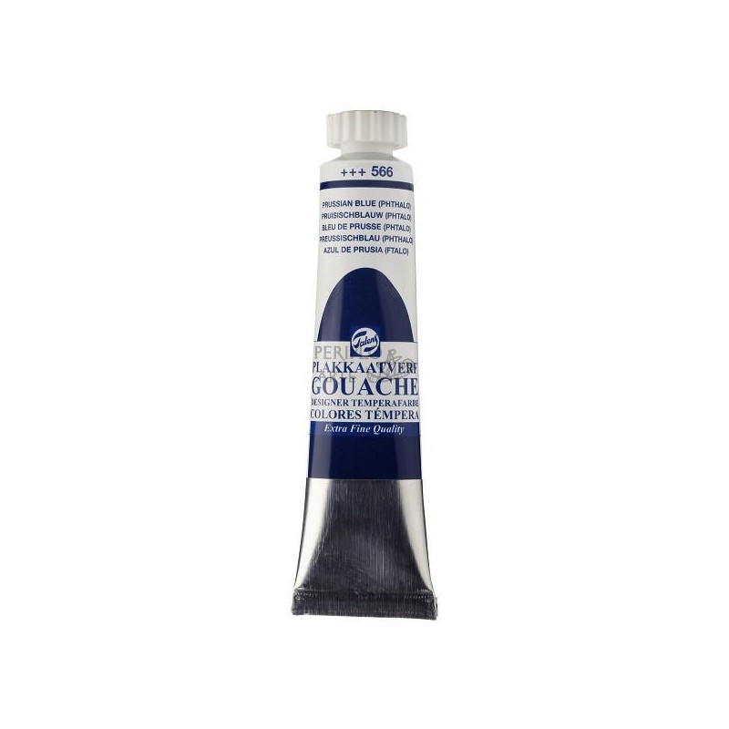 Gouache témpera Talens 20ml azul Prusia ftalo 566