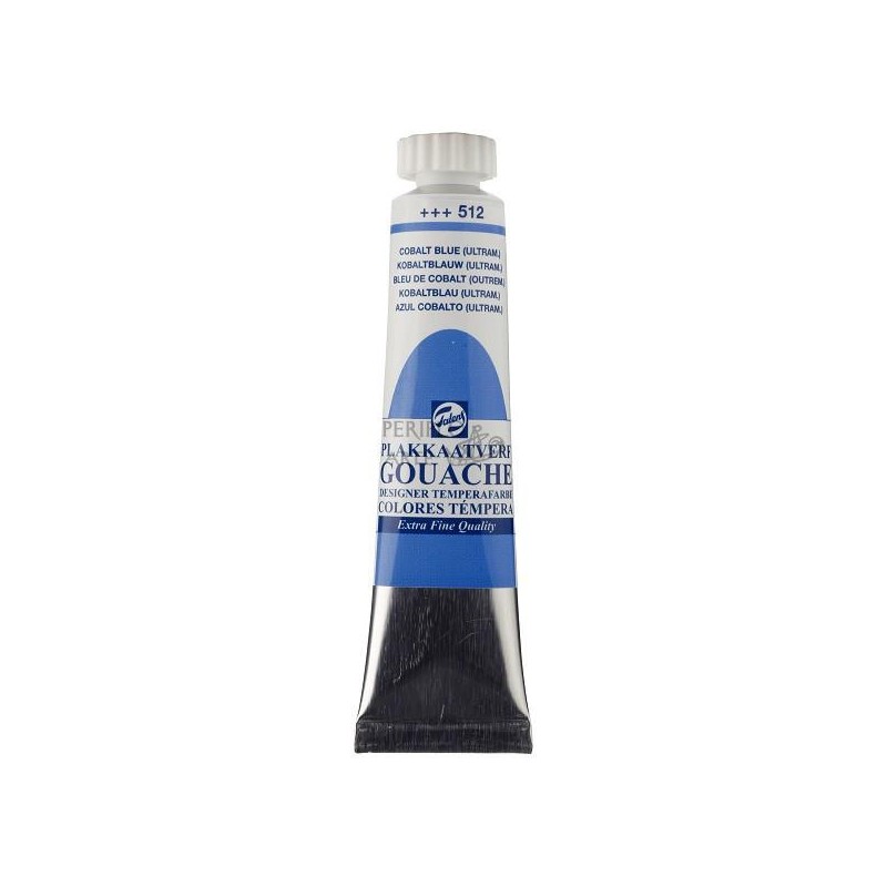 Gouache témpera Talens 20ml azul cob  ultramar 512