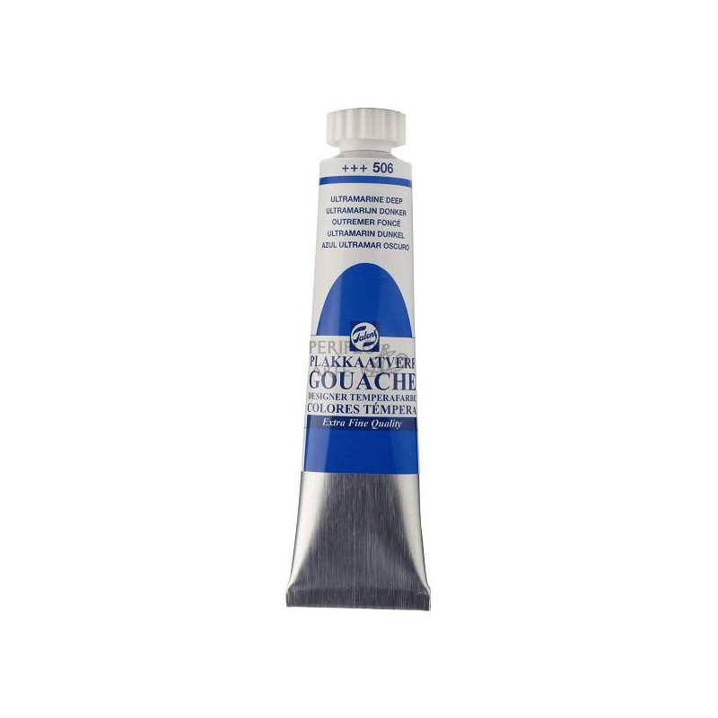 Gouache témpera Talens 20ml azul ultramar osc  506