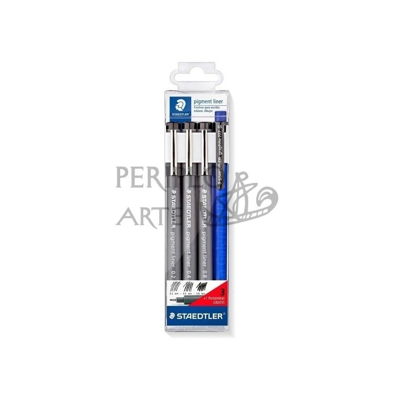 Rotulador calibrado Staedtler set 3 portaminas