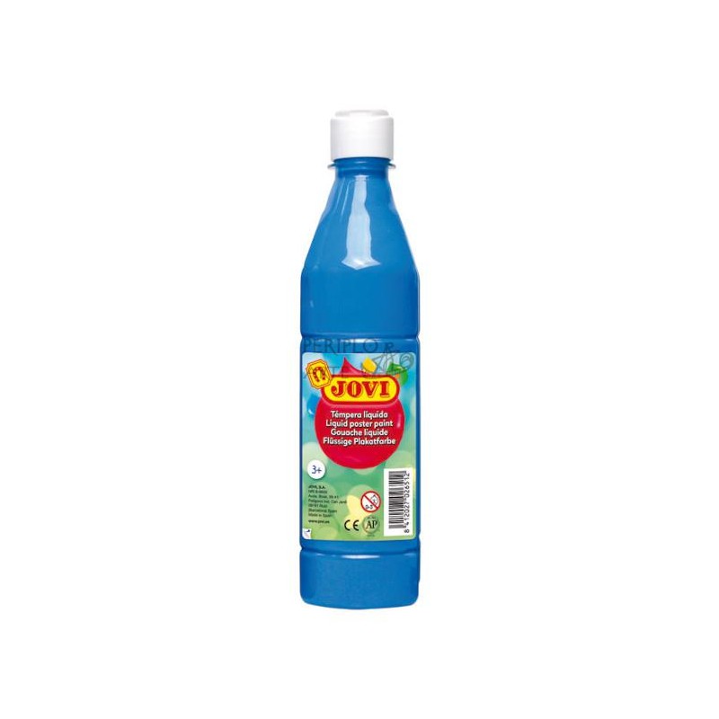 Témpera líquida Jovi color 500ml azul cian