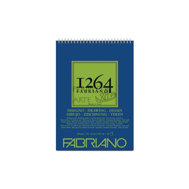 Bloc Fabriano 1264 Dibujo A4 180g 50h