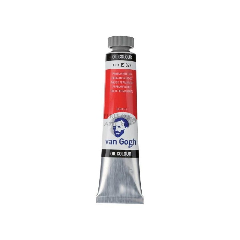 Óleo Van Gogh 20ml rojo permanente 372