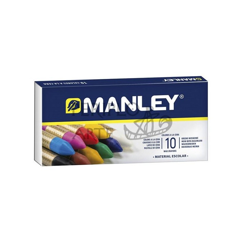 Caja 10 ceras Manley