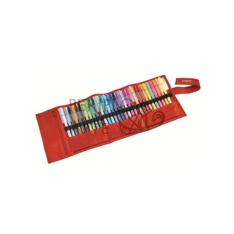 Estuche enrollable Stabilo Point 68 30 colores