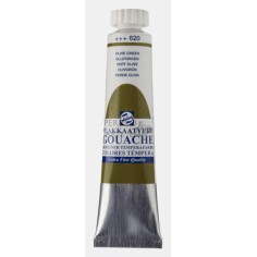 Gouache témpera Talens 20ml verde oliva 620