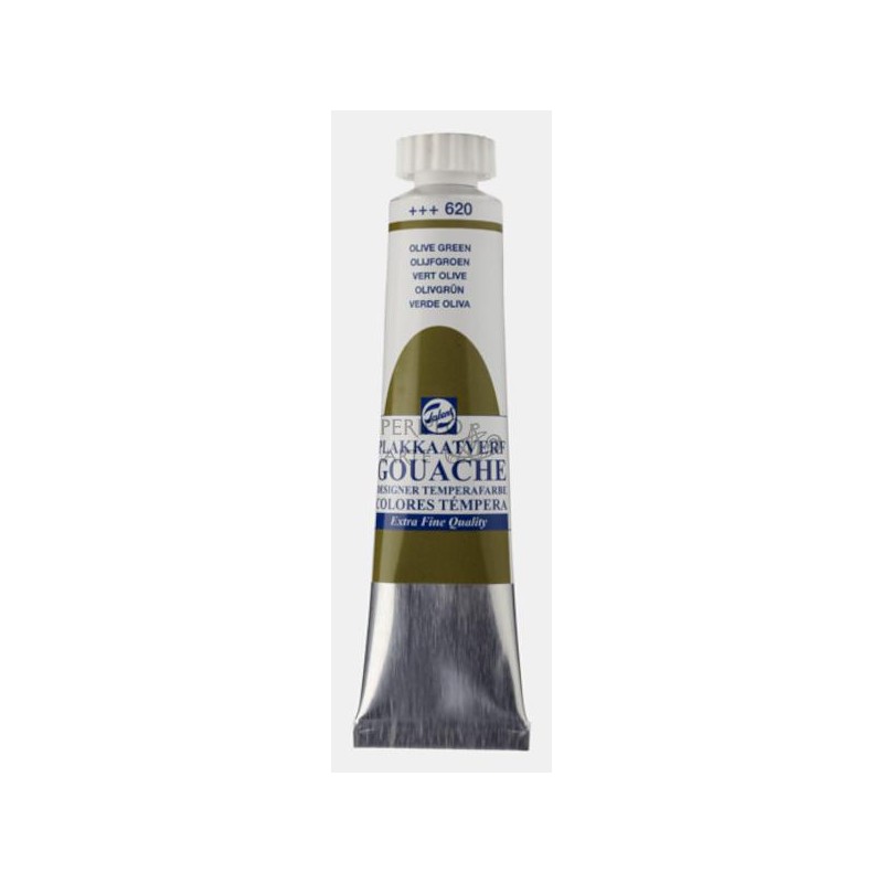 Gouache témpera Talens 20ml verde oliva 620