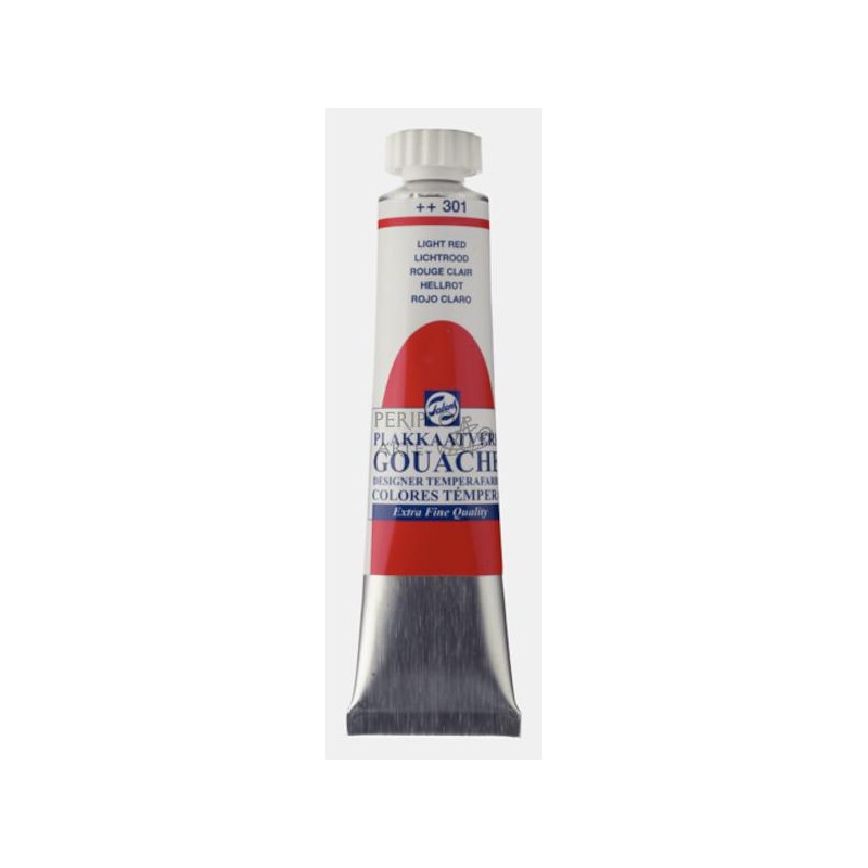 Gouache témpera Talens 20ml rojo claro 301