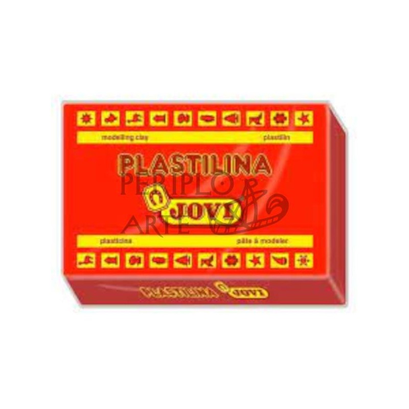 Plastilina Jovi 72 350g rojo 05