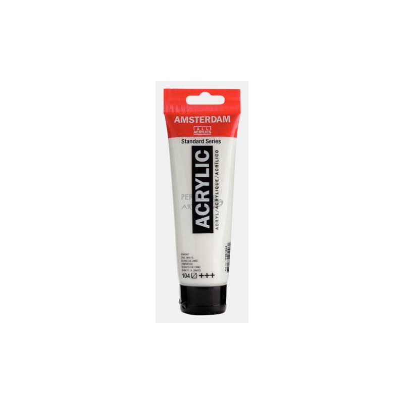 Acrílico Amsterdam 120ml blanco de cinc 104