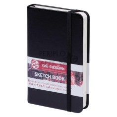 Cuaderno Art Creation 9x14cm 80h 140g negro