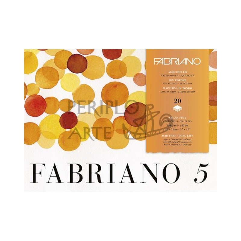 Bloc Fabriano 5 grano fino 31x41cm 20h 300 g