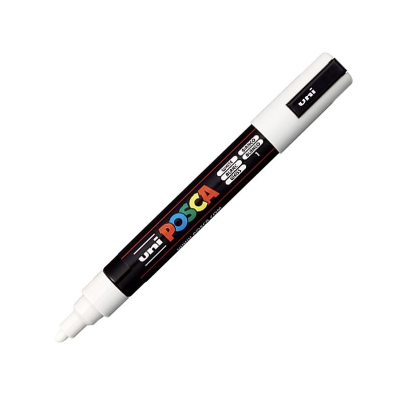 Rotulador acrílico Posca PC-5M Blanco