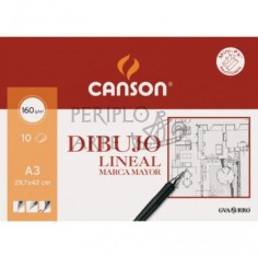 Minipack dibujo lineal Marca Mayor A3 10h 160g