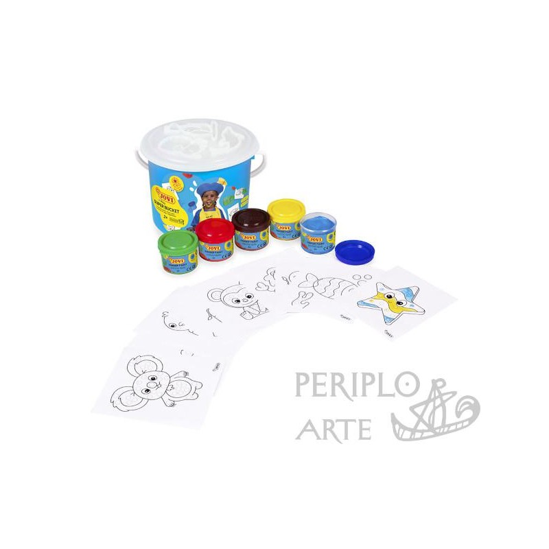 Super Bucket cubo Pintura Dedos Jovi