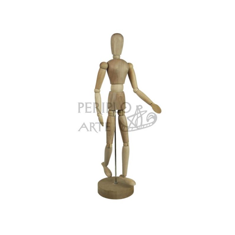 Maniquí articulado femenino 30 cm