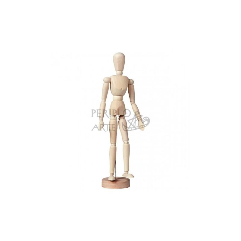 Maniquí articulado masculino 30 cm