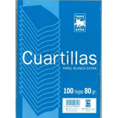 Cuartillas papel 80g paquete 500h