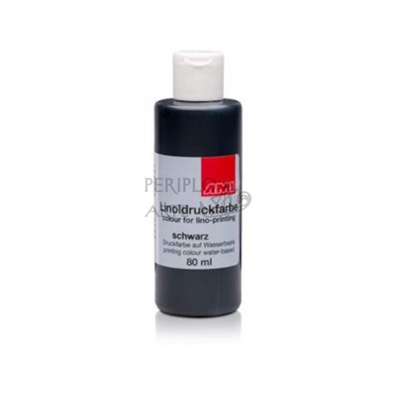 Tinta linograbado base agua AMI 80ml Negro 