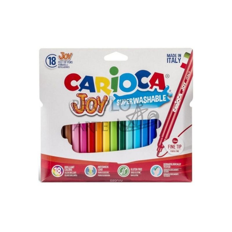 Caja 18 rotuladores Carioca Joy 